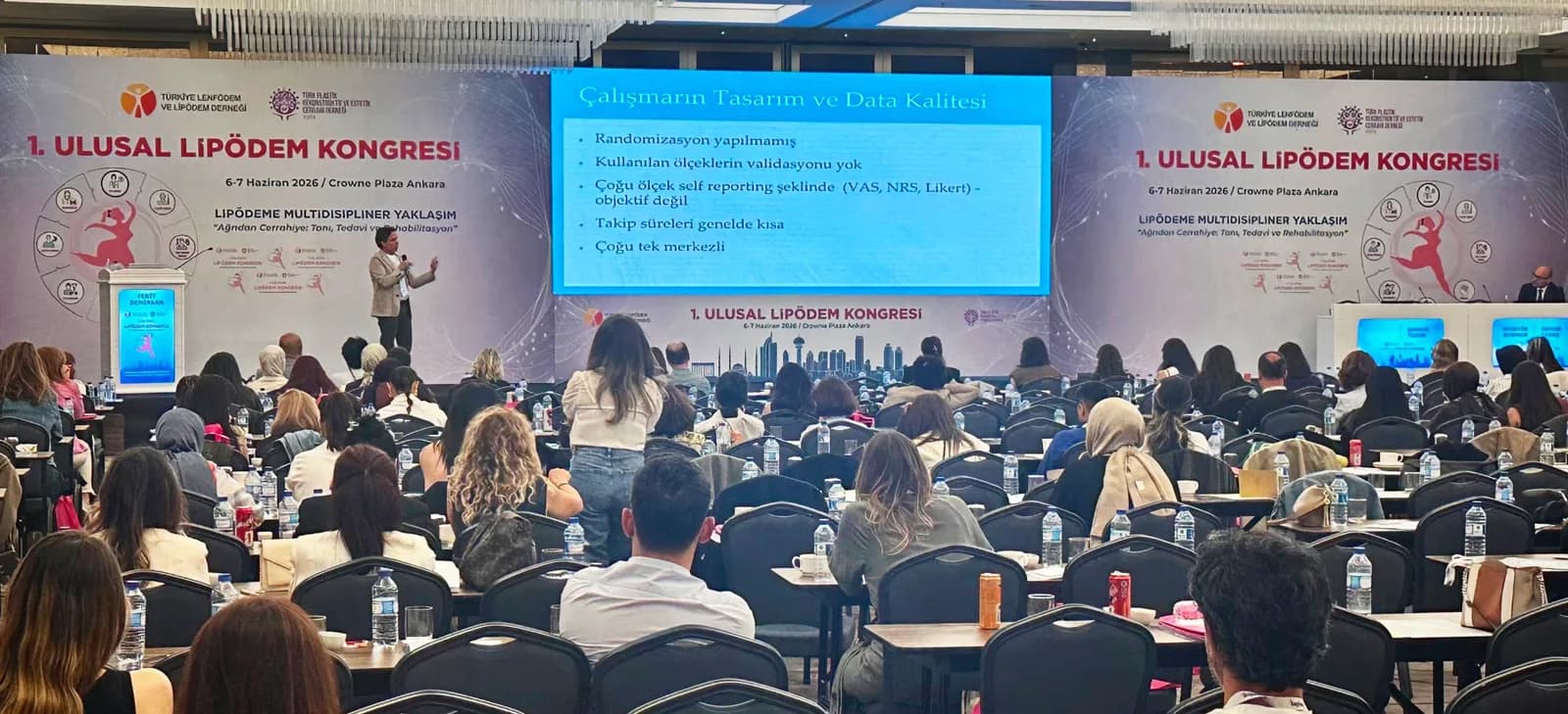Prof. Dr. Ferit Demirkan spricht auf dem 1. Nationalen Lipödem-Kongress über die Evidenzqualität in der Lipödemchirurgie