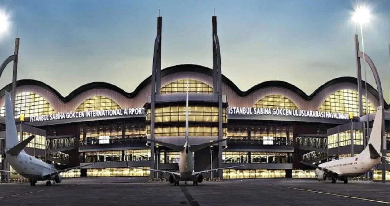Terminal des Flughafens Sabiha Gökçen auf der asiatischen Seite Istanbuls