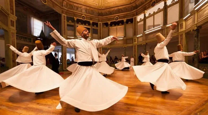 Das Mevlana-Museum und Mausoleum von Rumi in Konya, Türkei