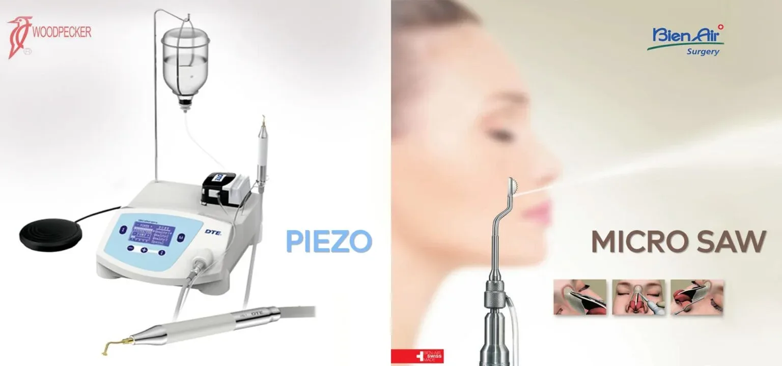 Piezo ultrasonic surgery unit used in rhinoplasty
